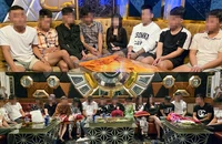 An Giang: Phát hiện 24 thanh thiếu niên dương tính ma túy trong quán karaoke