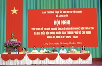 Ứng cử viên ĐBQH và Hội đồng nhân dân TP.HCM tiếp xúc cử tri tại Vùng 2 Hải quân