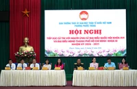 Ứng viên ĐBQH và đại biểu HĐND TP.HCM tiếp xúc cử tri bầu cử sớm