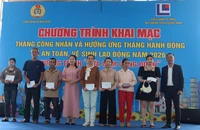 TP.HCM: 600 công đoàn viên, người lao động dự 'Bữa cơm Công đoàn', nhận nhiều phần quà dịp Lễ 1-5 