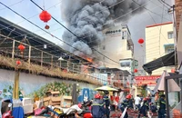TP.HCM: Cháy lớn tại hẻm đường Trần Đình Xu quận 1 