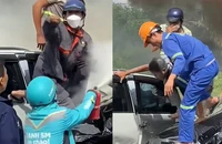 Trải lòng của tài xế xe công nghệ lao vào dập lửa cứu người ở cầu Phú Mỹ