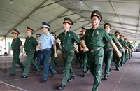 Xúc động hình ảnh cựu chiến binh TP.HCM tập luyện diễu hành 30-4