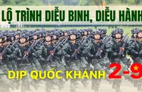 Infographic: Người dân có thể xem các khối diễu binh dịp Quốc khánh 2-9 ở tuyến đường nào?