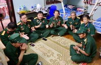 'Ngôi nhà chung' dành cho cựu chiến binh về xem diễu binh 2-9 tại Hà Nội 