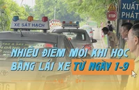 Infographic: Những điểm mới khi học lấy bằng lái xe từ ngày 1-9