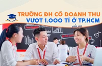 Infographic: Bật mí doanh thu 'khủng' của các trường đại học ở TP.HCM