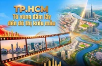 TP.HCM, 50 năm, đô thị, văn minh, hiện đại, nghĩa tình, Phú Mỹ Hưng, Thủ Thiêm, Nhiêu Lộc