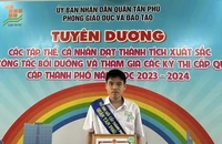 Thủ khoa khối A01 toàn quốc là học sinh TP.HCM, đạt 29,6 điểm