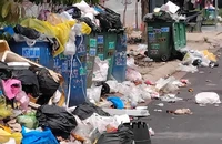 Bình Dương: Rác tồn đọng, tràn ra đường bốc mùi hôi thối trong khu dân cư