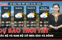 Dự báo thời tiết 21-6: Bắc bộ và Nam bộ có mưa rào, cảnh báo lũ quét và sạt lở