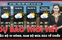 Dự báo thời tiết 12-7: Bắc Bộ ngày nắng nóng; Nam Bộ trời âm u, mưa rào về chiều tối 