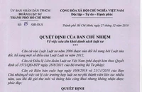  320 luật sư bị xóa tên khỏi danh sách đoàn luật sư TP.HCM