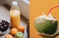 Nước dừa và nước ép trái cây tươi, cái nào tốt hơn cho sức khỏe?