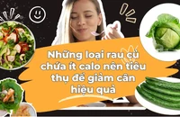 Những loại rau củ chứa ít calo nên tiêu thụ để giảm cân hiệu quả