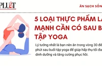 5 loại thực phẩm lành mạnh cần có sau buổi tập yoga của bạn
