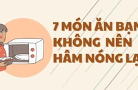 7 món ăn bạn không nên hâm nóng lại