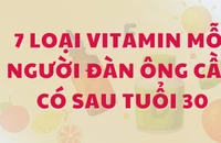 7 loại vitamin mà đàn ông cần có sau tuổi 30 
