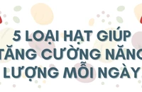 5 loại hạt giúp tăng cường năng lượng mỗi ngày