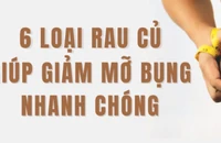 6 loại rau củ giúp giảm mỡ bụng nhanh chóng