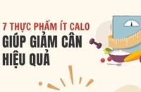 7 thực phẩm ít calo giúp giảm cân hiệu quả