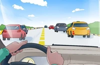 Cách nhập làn trong điều kiện giao thông đông đúc