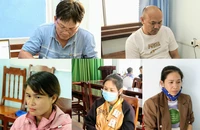 Những đối tượng trong đường dây cá độ bóng đá và ghi lô đề