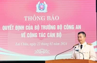 Phó Giám đốc Công an Lai Châu làm Phó Cục trưởng Cục An ninh điều tra