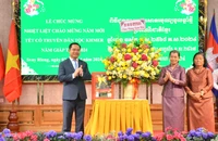 Long An, Tây Ninh chúc Tết cổ truyền Chol Chnam Thmay tại Campuchia