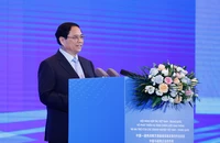Thủ tướng Phạm Minh Chính phát biểu tại Hội nghị hợp tác Việt Nam-Trung Quốc về phát triển hạ tầng chiến lược giao thông và vai trò của các doanh nghiệp Việt Nam-Trung Quốc