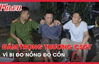 Tài xế đâm trọng thương CSGT vì bị đo nồng độ cồn