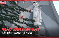 Video: Giáo dân xóm đạo Phạm Thế Hiển tất bật trang trí Noel 