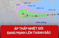 Những điểm bất thường về áp thấp nhiệt đới đang mạnh lên thành bão vào Biển Đông