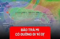 Dự báo hướng đi của bão Trà Mi những giờ tới khi vào Biển Đông 