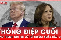 Thông điệp cuối ông Trump gửi tới cử tri trước ngày bầu cử Mỹ 2024