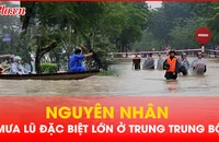 Mưa lũ đặc biệt lớn ở các tỉnh miền Trung, nguyên nhân vì sao?