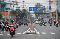 Cận cảnh đường Tân Kỳ Tân Quý mở rộng lên 30m, thông xe trước Tết Nguyên đán 