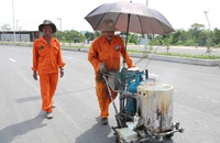 2km đường song hành quốc lộ 50 trước ngày thông xe