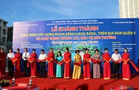 TP.HCM: Khánh thành một đoạn kênh Hàng Bàng qua quận 5