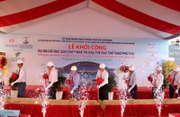 Khởi công sửa chữa Nhà thi đấu thể dục thể thao Phú Thọ 