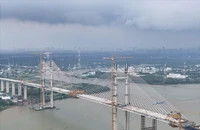 Chính thức hợp long cầu Bình Khánh trên cao tốc Bến Lức - Long Thành