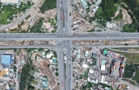 Cận cảnh công trường nút giao Mỹ Thủy 3.400 tỉ, về đích tháng 4-2026