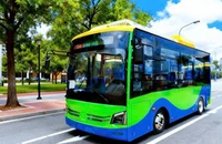 Tuyến xe buýt điện đầu tiên ở Côn Đảo lăn bánh từ 19-12