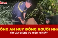 Công an huy động người nhái lặn xuống kênh tìm vật chứng vụ trộm két sắt 