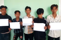 Bắt nhóm thanh thiếu niên ở Kiên Giang trộm 6 xe máy 