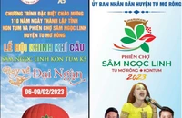 Phiên chợ sâm Ngọc Linh Tu Mơ Rông sẵn sàng mở hội ngày 6-2