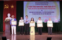 Ninh Thuận vinh dự có 5 'Nghệ nhân ưu tú' trong lĩnh vực Di sản văn hoá phi vật thể