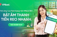 VPBank NEO ra mắt tính năng chia sẻ biến động số dư cho nhân viên cửa hàng