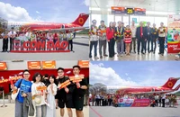 Vietjet khai trương cùng lúc 2 đường bay kết nối Hà Nội và TP.HCM với Côn Đảo