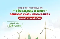 Agribank dành 10.000 tỷ đồng triển khai chương trình ưu đãi ‘Tín dụng xanh’ đối với khách hàng cá nhân